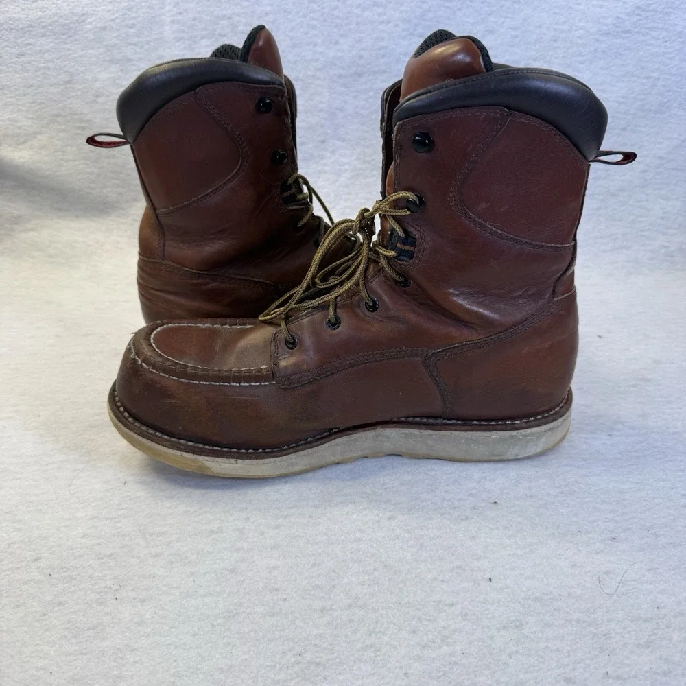 Red Wing Traction Tred Soft Toe Work Boot 411 Moc Toe Men's 11 EH Waterproof